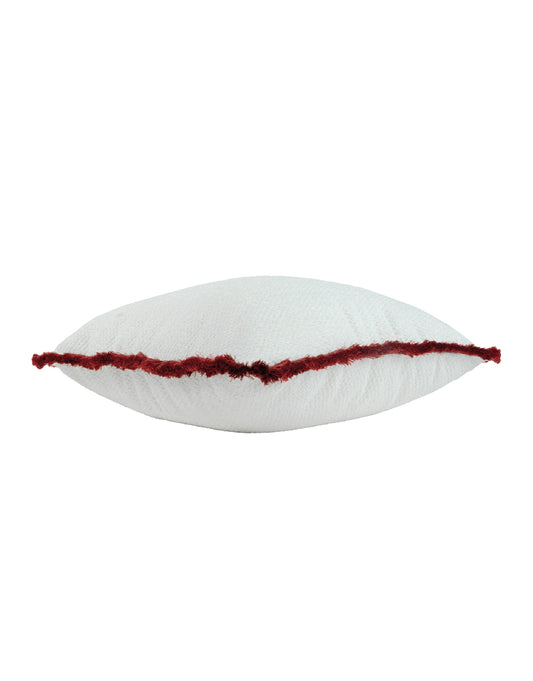 Helton White W/ Fringe Uni Pillow- SEPTEMBER