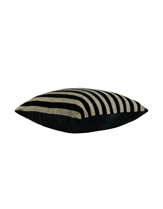 Hani Black Stripes 24" Pillow- SEPTEMBER