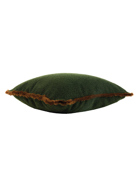 July Dark Green W/ Fringe Uni Pillow- SEPTEMBER