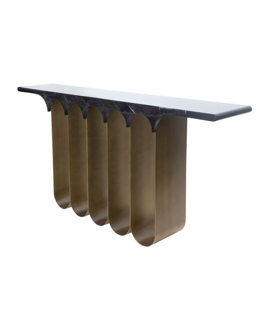Gautier Marquina Marble Console Table