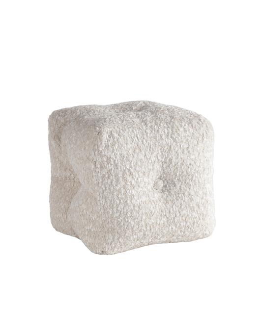 HALO LINEN CUBE PILLOW
