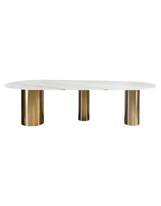 Berlin Volakas Marble Dining Table