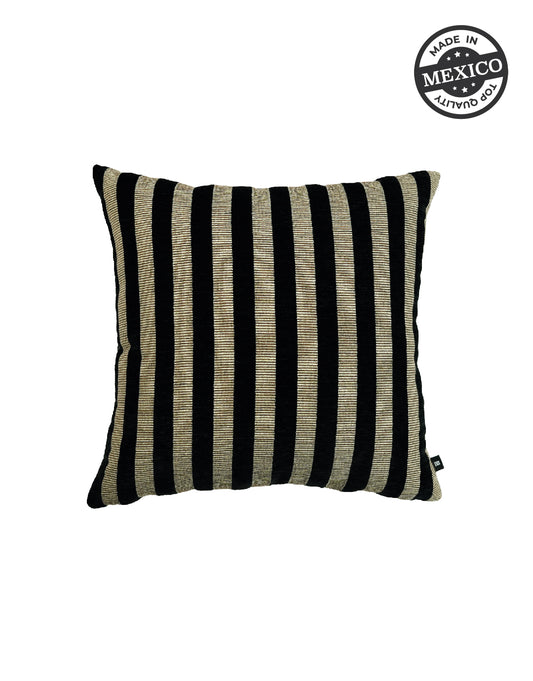 Hani Black Stripes 24" Pillow- SEPTEMBER