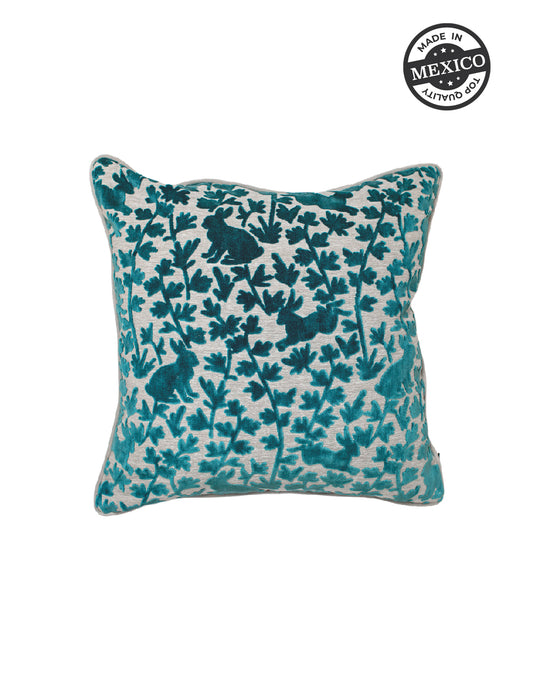 LUV BUNNY AZURE DUO 24" PILLOW