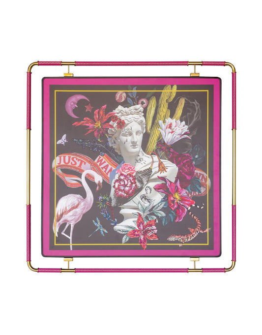 David and Flowers Wall Art