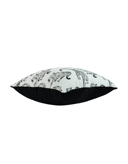 Nibo White Cheetah 24" Pillow- SEPTEMBER