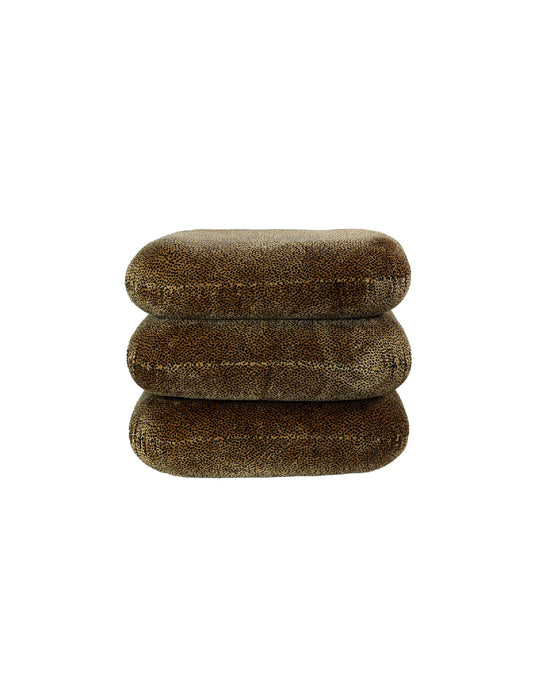 Amira Yisu Leopard Ottoman B
