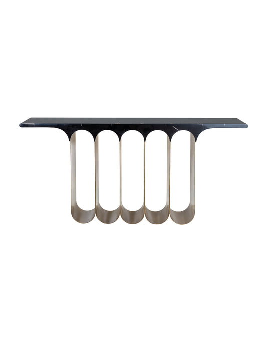 Gautier Marquina Marble Console Table